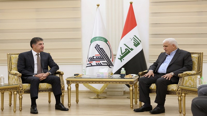 سەرۆک نێچیرڤان بارزانی فالح فەیاز: بەئامانجگرتنی ھەرێمی کوردستان زیان بە سەقامگیریی عێراق دەگەیەنێت